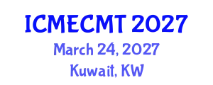 International Conference on Microlectronics, Electronic Components, Materials and Technology (ICMECMT) March 24, 2027 - Kuwait, Kuwait