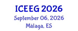 International Conference on Environmental and Engineering Geophysics (ICEEG) September 06, 2026 - Málaga, Spain