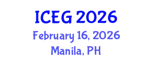International Conference on Engineering Geophysics (ICEG) February 16, 2026 - Manila, Philippines
