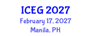International Conference on Engineering Geophysics (ICEG) February 17, 2027 - Manila, Philippines