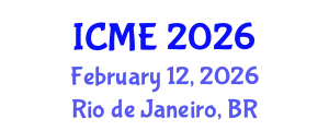 International Conference on Mining Engineering (ICME) February 12, 2026 - Rio de Janeiro, Brazil