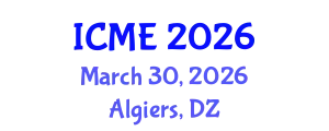 International Conference on Mining Engineering (ICME) March 30, 2026 - Algiers, Algeria