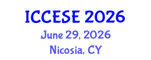 International Conference on Computational Economics, Statistics and Econometrics (ICCESE) June 29, 2026 - Nicosia, Cyprus
