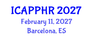 International Conference on Amnesty, Peace, Politics and Human Rights (ICAPPHR) February 11, 2027 - Barcelona, Spain