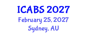 International Conference on Agricultural and Biological Sciences (ICABS) February 25, 2027 - Sydney, Australia