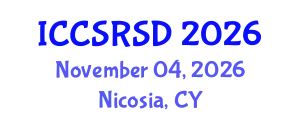 International Conference on Corporate Social Responsibility and Sustainable Development (ICCSRSD) November 04, 2026 - Nicosia, Cyprus