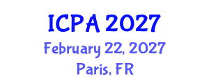 International Conference on Plants Agriculture (ICPA) February 22, 2027 - Paris, France