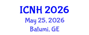 International Conference on Nutrition and Health (ICNH) May 25, 2026 - Batumi, Georgia