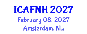 International Conference on Agrilife, Food, Nutrition and Health (ICAFNH) February 08, 2027 - Amsterdam, Netherlands