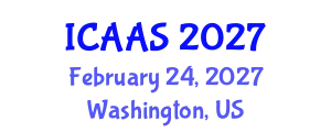 International Conference on Agriculture and Animal Sciences (ICAAS) February 24, 2027 - Washington, United States