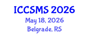 International Conference on Crystallographic, Spectroscopic and Materials Science (ICCSMS) May 18, 2026 - Belgrade, Serbia