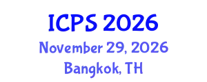International Conference on Psychological Society (ICPS) November 29, 2026 - Bangkok, Thailand