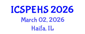 International Conference on Sport, Physical Education and Health Sciences (ICSPEHS) March 02, 2026 - Haifa, Israel