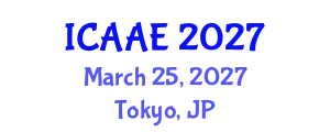 International Conference on Aeronautics and Aerospace Engineering (ICAAE) March 25, 2027 - Tokyo, Japan