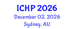 International Conference on Health Psychology (ICHP) December 02, 2026 - Sydney, Australia