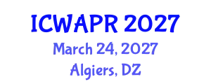International Conference on Wavelet Analysis and Pattern Recognition (ICWAPR) March 24, 2027 - Algiers, Algeria