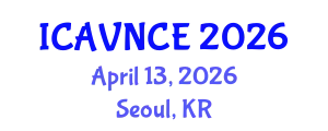 International Conference on Acoustics, Vibration and Noise Control Engineering (ICAVNCE) April 13, 2026 - Seoul, Republic of Korea
