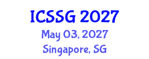 International Conference on Spatial Statistics and Geostatistics (ICSSG) May 03, 2027 - Singapore, Singapore