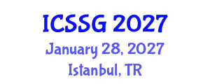 International Conference on Spatial Statistics and Geostatistics (ICSSG) January 28, 2027 - Istanbul, Turkey