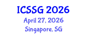 International Conference on Spatial Statistics and Geostatistics (ICSSG) April 27, 2026 - Singapore, Singapore