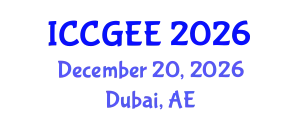 International Conference on Corporate Governance in Emerging Economies (ICCGEE) December 20, 2026 - Dubai, United Arab Emirates