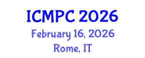International Conference on Music Perception and Cognition (ICMPC) February 16, 2026 - Rome, Italy