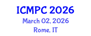 International Conference on Music Perception and Cognition (ICMPC) March 02, 2026 - Rome, Italy