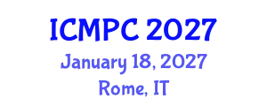 International Conference on Music Perception and Cognition (ICMPC) January 18, 2027 - Rome, Italy