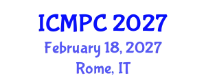 International Conference on Music Perception and Cognition (ICMPC) February 18, 2027 - Rome, Italy