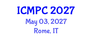 International Conference on Music Perception and Cognition (ICMPC) May 03, 2027 - Rome, Italy