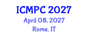 International Conference on Music Perception and Cognition (ICMPC) April 08, 2027 - Rome, Italy