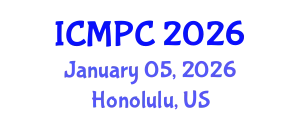 International Conference on Music Perception and Cognition (ICMPC) January 05, 2026 - Honolulu, United States