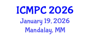 International Conference on Music Perception and Cognition (ICMPC) January 19, 2026 - Mandalay, Myanmar