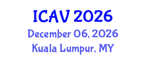 International Conference on Acoustics and Vibration (ICAV) December 06, 2026 - Kuala Lumpur, Malaysia