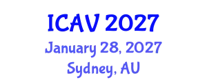 International Conference on Acoustics and Vibration (ICAV) January 28, 2027 - Sydney, Australia