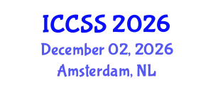 International Conference on Computational Social Science (ICCSS) December 02, 2026 - Amsterdam, Netherlands