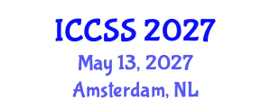 International Conference on Computational Social Science (ICCSS) May 13, 2027 - Amsterdam, Netherlands