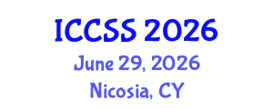 International Conference on Computational Social Science (ICCSS) June 29, 2026 - Nicosia, Cyprus