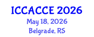 International Conference on Civil, Architectural, Structural and Constructional Engineering (ICCACCE) May 18, 2026 - Belgrade, Serbia