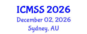 International Conference on Mountain Science and Sustainability (ICMSS) December 02, 2026 - Sydney, Australia
