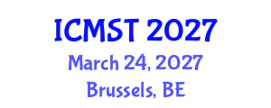 International Conference on Materials for Sensors and Transducers (ICMST) March 24, 2027 - Brussels, Belgium