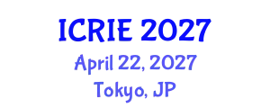 International Conference on Research, Innovation and Entrepreneurship (ICRIE) April 22, 2027 - Tokyo, Japan