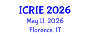 International Conference on Research, Innovation and Entrepreneurship (ICRIE) May 11, 2026 - Florence, Italy
