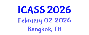 International Conference on Anthropological and Sociological Sciences (ICASS) February 02, 2026 - Bangkok, Thailand