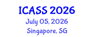 International Conference on Anthropological and Sociological Sciences (ICASS) July 05, 2026 - Singapore, Singapore