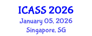 International Conference on Anthropological and Sociological Sciences (ICASS) January 05, 2026 - Singapore, Singapore