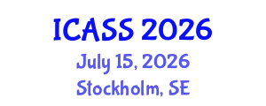 International Conference on Anthropological and Sociological Sciences (ICASS) July 15, 2026 - Stockholm, Sweden