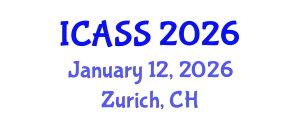 International Conference on Anthropological and Sociological Sciences (ICASS) January 12, 2026 - Zurich, Switzerland