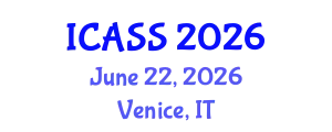 International Conference on Anthropological and Sociological Sciences (ICASS) June 22, 2026 - Venice, Italy