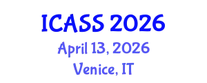 International Conference on Anthropological and Sociological Sciences (ICASS) April 13, 2026 - Venice, Italy